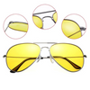 Image of NIGHT VISION POLARISED WING AVIATORS