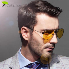 NIGHT VISION POLARISED WING AVIATORS